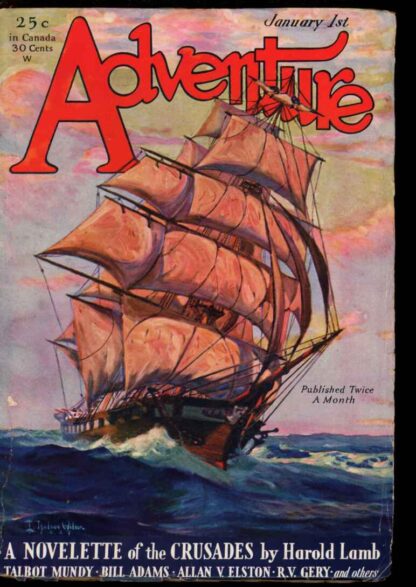 ADVENTURE - 01/01/31 - Condition: VG - Butterick Corp.