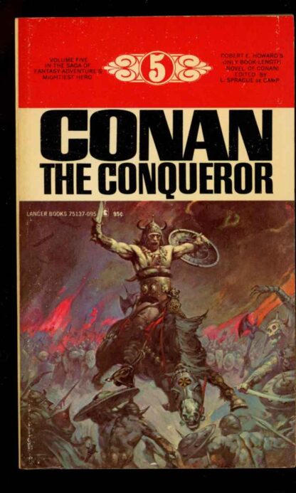 CONAN THE CONQUEROR - Robert E. Howard - 9th Print - NF - Lancer