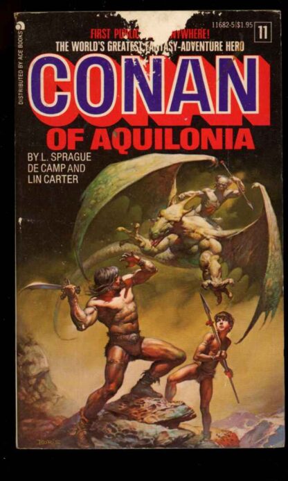 CONAN OF AQUILONIA - L. Sprague de Camp - Not First - G - Ace