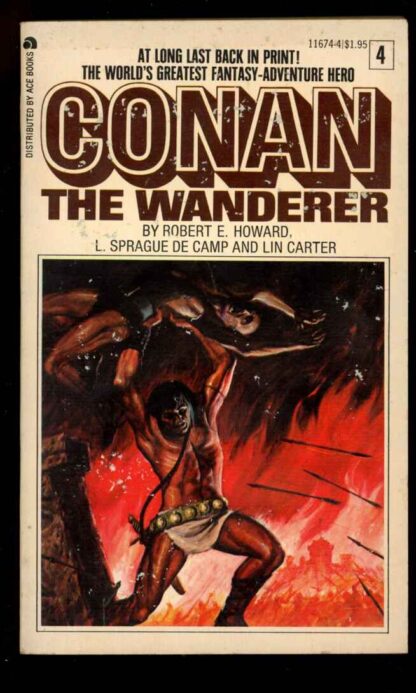 CONAN THE WANDERER - Robert E. Howard - Not First - VG - Ace