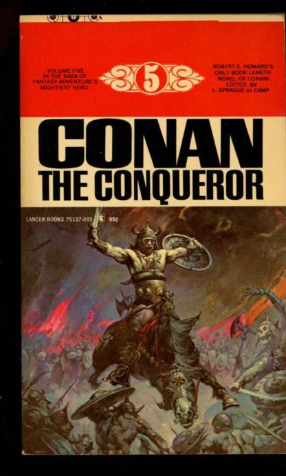 CONAN THE CONQUEROR - Robert E. Howard - 9th Print - VG-FN - Lancer