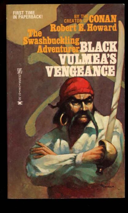 BLACK VULMEA'S VENGEANCE - Robert E. Howard - 2nd Print - NF - Zebra