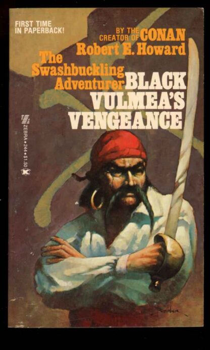 BLACK VULMEA'S VENGEANCE - Robert E. Howard - 2nd Print - FN - Zebra