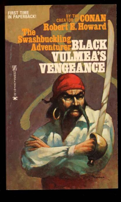 BLACK VULMEA'S VENGEANCE - Robert E. Howard - 2nd Print - NF - Zebra