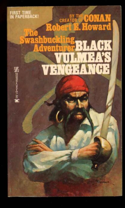 BLACK VULMEA'S VENGEANCE - Robert E. Howard - 2nd Print - NF - Zebra