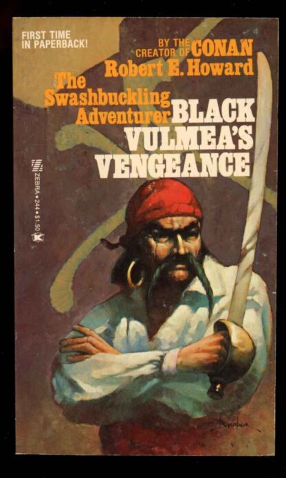 BLACK VULMEA'S VENGEANCE - Robert E. Howard - 2nd Print - NF - Zebra