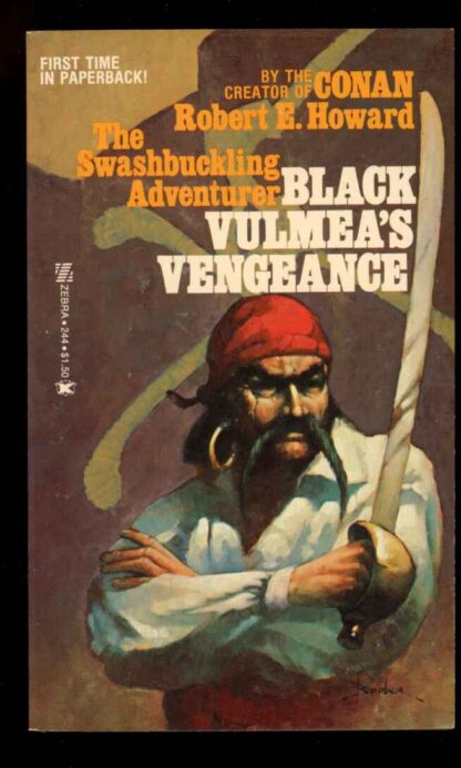 BLACK VULMEA'S VENGEANCE - Robert E. Howard - 2nd Print - FN - Zebra