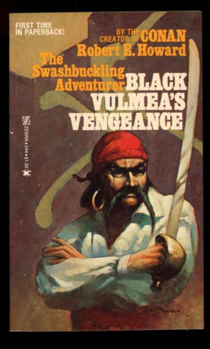 BLACK VULMEA'S VENGEANCE - Robert E. Howard - 2nd Print - NF - Zebra